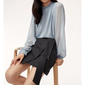 Aritzia Wilfred Dorine Skirt Dark Gray Size 4 (Small) NWT